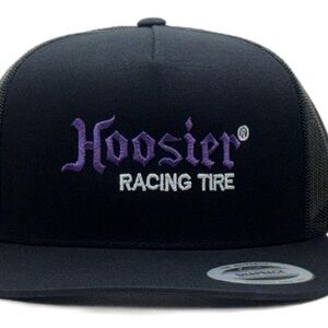 Direct Embroidered Racing Tires Hoosier Flat Bill Mesh Back Hat Cap